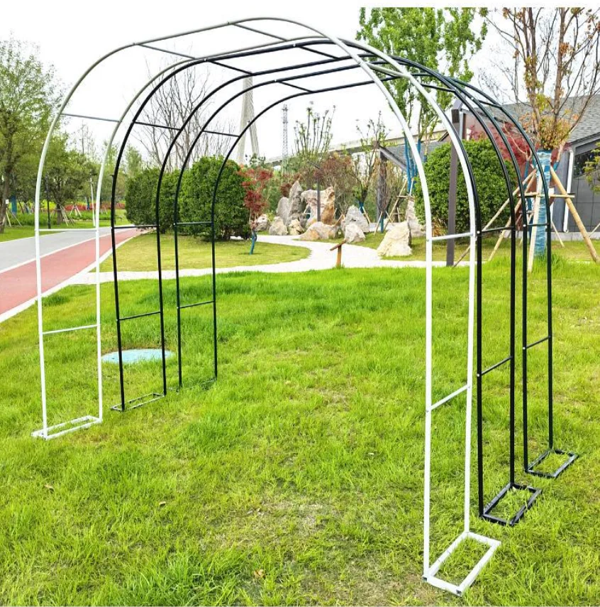 Wrought iron arched flower stand garden balcony plant climbing frame outdoor courtyard rose and grape stand
Wrought iron arched flower stand garden balcony plant climbing frame outdoor courtyard rose and grape stand