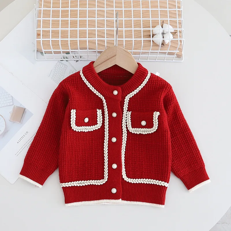 Girls Coats Sweaters Spring Autumn 2023 Children Fashion Knitted Jackets For Baby Girl Outerwear Kids Woolen Clothes Tops 6 Year
Girls Coats Sweaters Spring Autumn 2023 Children Fashion Knitted Jackets For Baby Girl Outerwear Kids Woolen Clothes Tops 6 Year