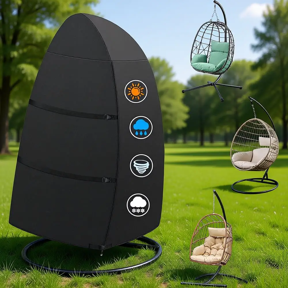 Чехол для подвесного кресла-яйца, водонепроницаемый, усиленный, подходит для одноместного плетеного кресла-качелей, 45x33x68 дюймов
Чехол для подвесного кресла-яйца, водонепроницаемый, усиленный, подходит для одноместного плетеного кресла-качелей, 45x33x68 дюймов