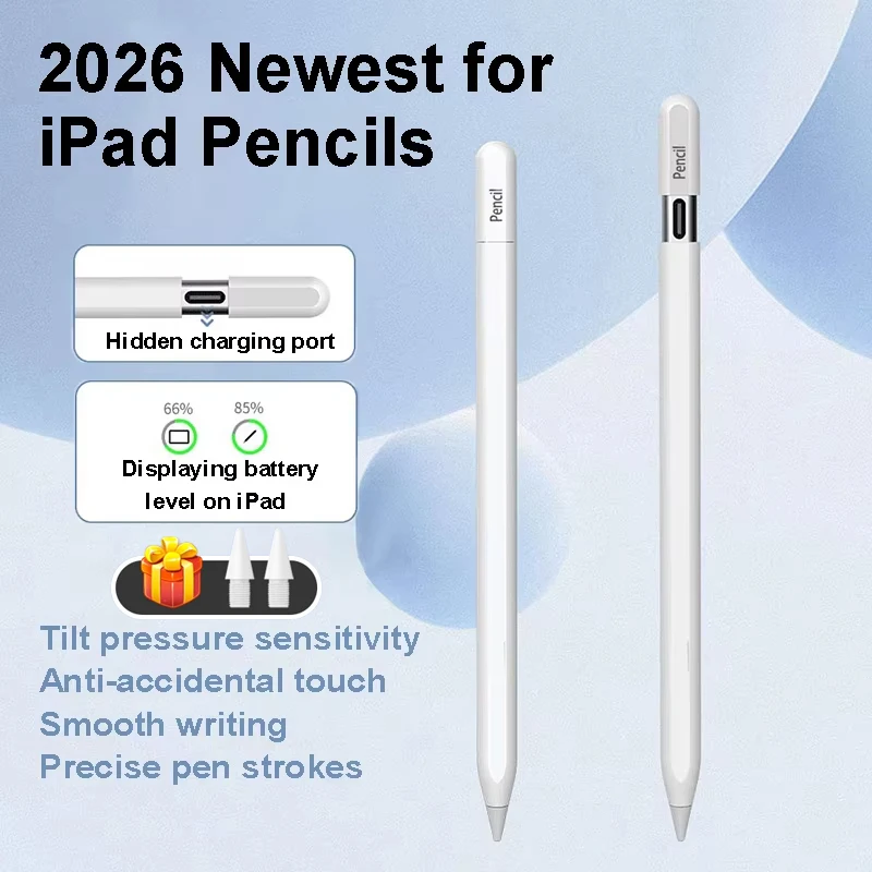For Apple Pencil for iPad Air 6 2024 Air5 4 iPad Pro 11 12.9 Hidden Charging Port Battery Display Tilt Pressure Palm Rejection
For Apple Pencil for iPad Air 6 2024 Air5 4 iPad Pro 11 12.9 Hidden Charging Port Battery Display Tilt Pressure Palm Rejection