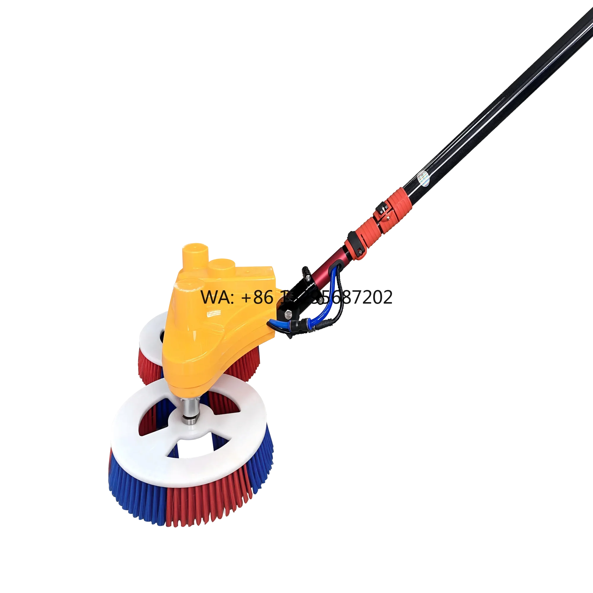 Прочный, легкий, регулируемый телескопический столб из углеродного волокна, двойной двигатель, высокая скорость вращения, щетка для чистки солнечных панелей
Прочный, легкий, регулируемый телескопический столб из углеродного волокна, двойной двигатель, высокая скорость вращения, щетка для чистки солнечных панелей