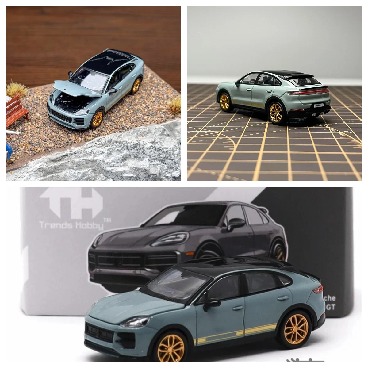 1:64 Trends Hobby TH Cayenne Turbo GT Grey alloy car model Diecast Model
1:64 Trends Hobby TH Cayenne Turbo GT Grey alloy car model Diecast Model