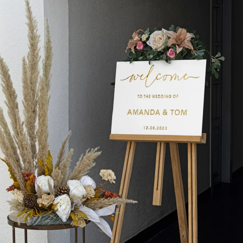 Acrylic Wedding Welcome Sign Welcome To Our Wedding Sign Modern Gold Acrylic Personalized Wedding Decoration White Acrylic Sign
Acrylic Wedding Welcome Sign Welcome To Our Wedding Sign Modern Gold Acrylic Personalized Wedding Decoration White Acrylic Sign