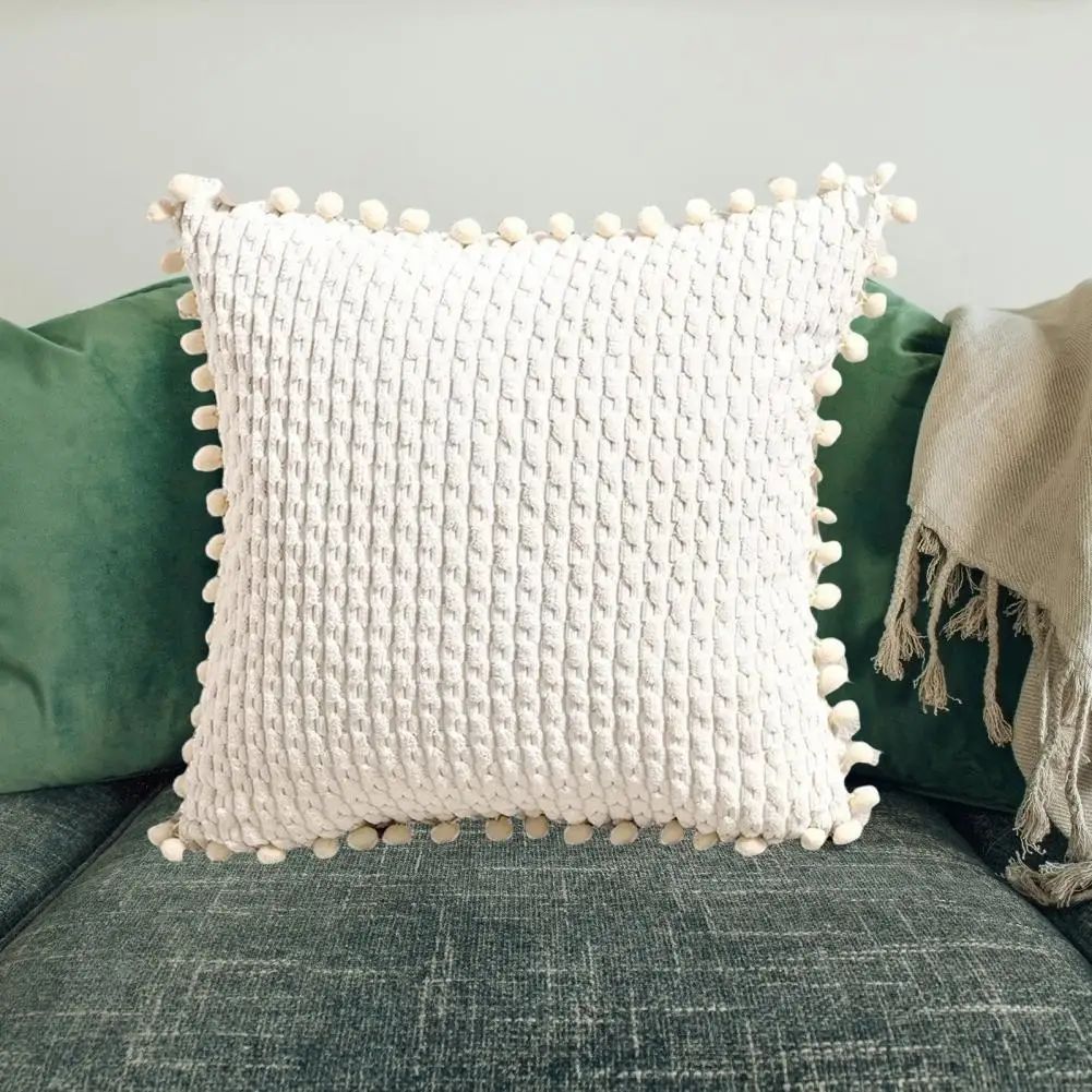 Cushion Cover Durable Comfortable Solid Color 45x45cm Corduroy Design Sofa Pillow Protector Cover Household Supplies
Cushion Cover Durable Comfortable Solid Color 45x45cm Corduroy Design Sofa Pillow Protector Cover Household Supplies