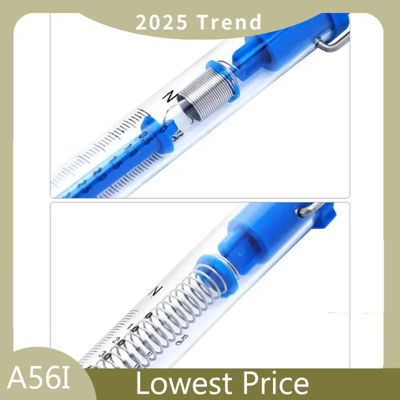 Spring Scale 5N Transparent Spring Balance Hanging Tube Spring Scale Blue 10 Pack
Spring Scale 5N Transparent Spring Balance Hanging Tube Spring Scale Blue 10 Pack