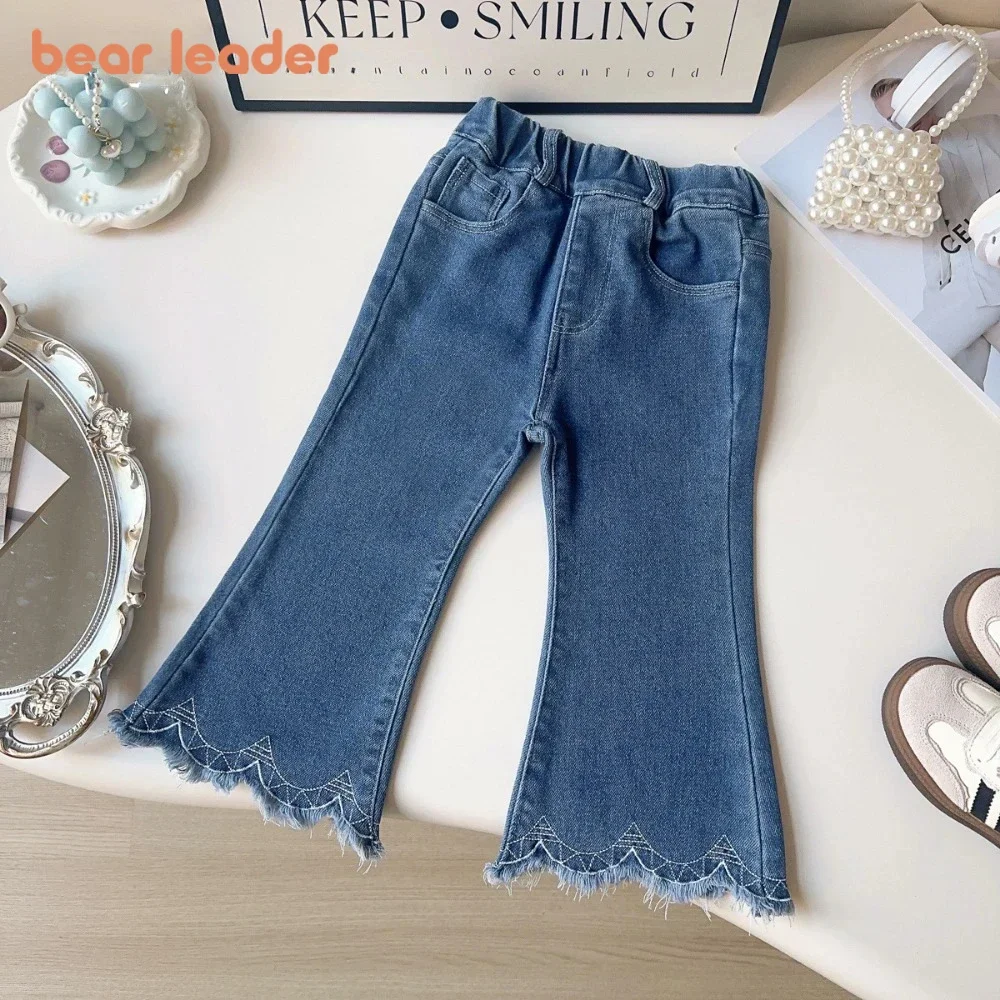 Bear Leader Girl Clothes Blue Kids Jeans Spring and Autumn Solid Color Flared Pants Casual Children's Clothing 3-7 Years Wear
Bear Leader Girl Clothes Blue Kids Jeans Spring and Autumn Solid Color Flared Pants Casual Children's Clothing 3-7 Years Wear