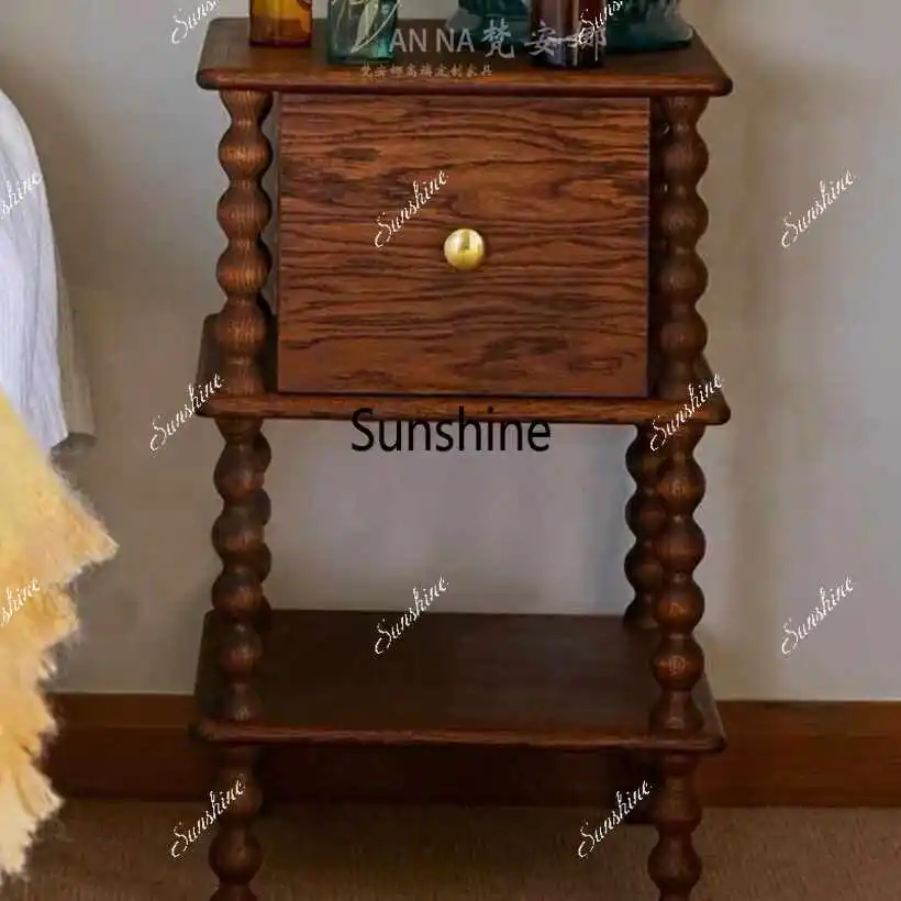 American solid wood modern light luxury balcony flower stand small wine table
American solid wood modern light luxury balcony flower stand small wine table