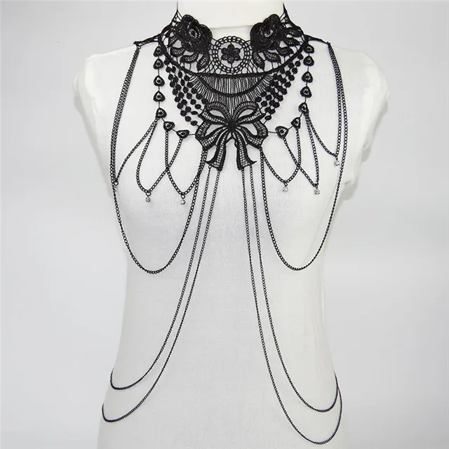 Body chain women's models European and American new costumes accessories sexy lace lace pendant tassel fashionable and versatile
Body chain women's models European and American new costumes accessories sexy lace lace pendant tassel fashionable and versatile