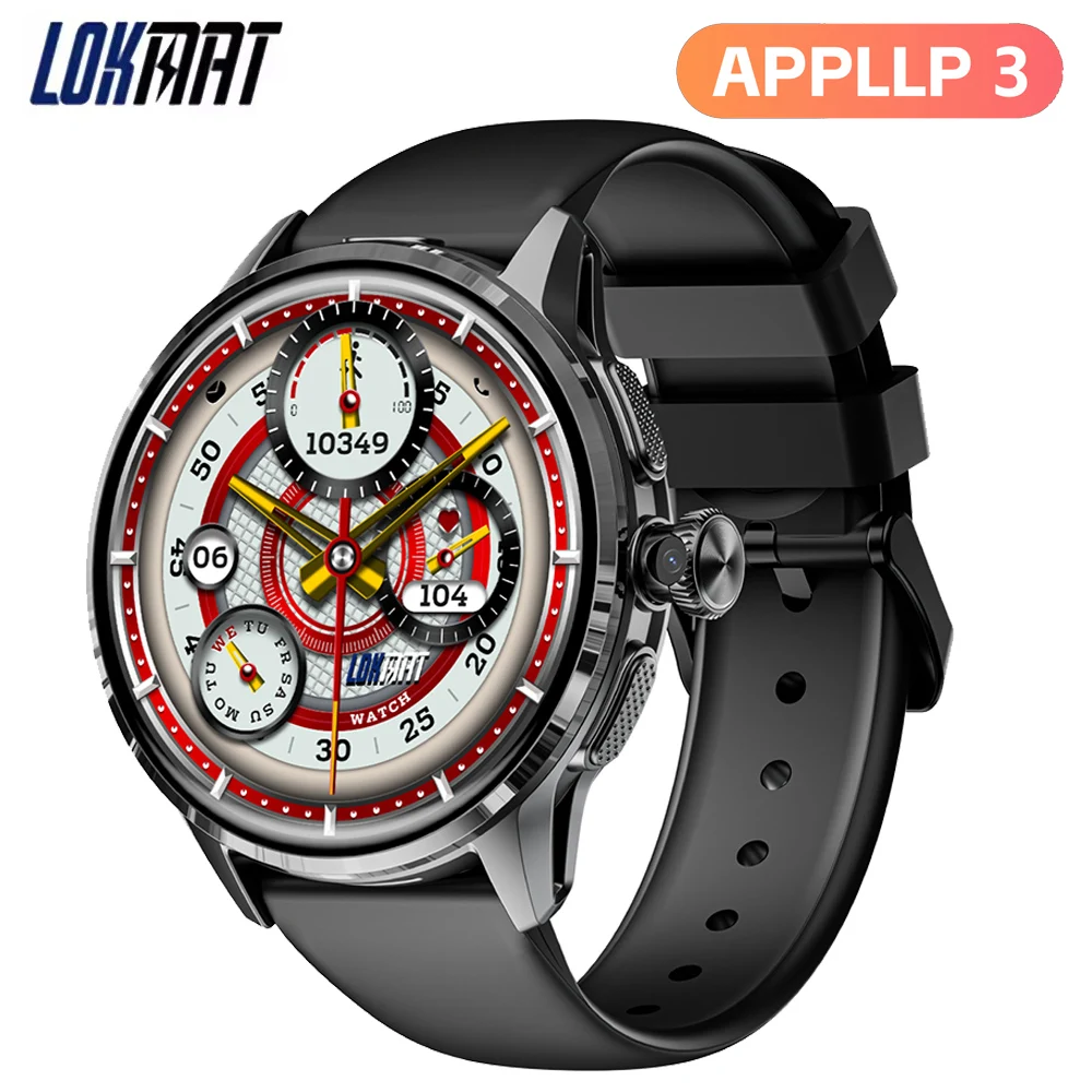 Умные часы LOKMAT APPLLP 3 4G на Android с круглым AMOLED-экраном 1.6 дюйма 190 ° Креативная выдвижная камера SC8541E, четырехъядерный процессор, 3+32 ГБ, Wi-Fi, GPS
Умные часы LOKMAT APPLLP 3 4G на Android с круглым AMOLED-экраном 1.6 дюйма 190 ° Креативная выдвижная камера SC8541E, четырехъядерный процессор, 3+32 ГБ, Wi-Fi, GPS
