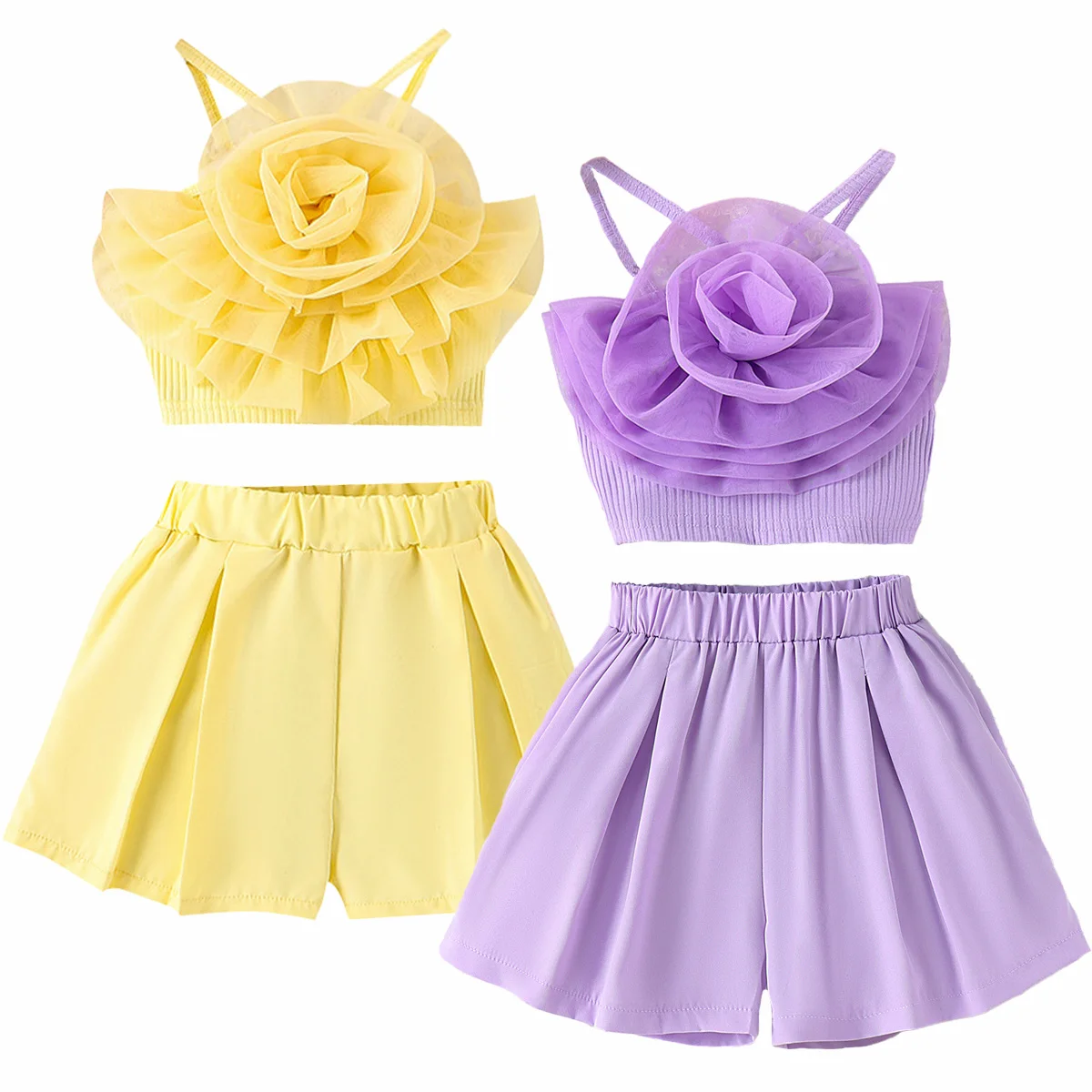 Summer Floral Girl Suits Toddler Girls Clothes Shirt Crop Top Tank and Shorts High Waist Kids Clothing Children Outfit Boutique
Summer Floral Girl Suits Toddler Girls Clothes Shirt Crop Top Tank and Shorts High Waist Kids Clothing Children Outfit Boutique
