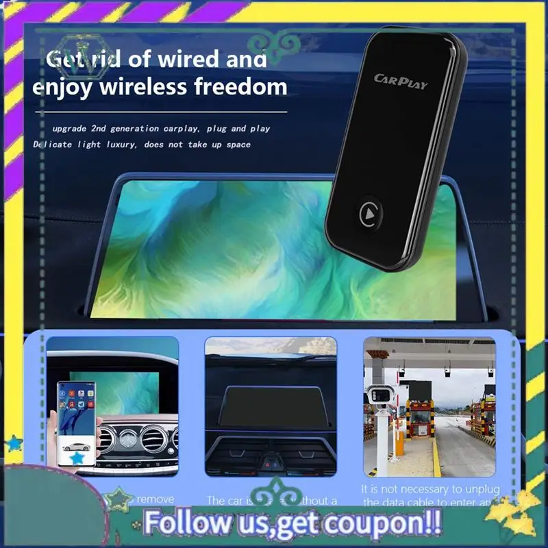 NEW Wireless Carplay Adapter Android Auto Wired To Wireless Carplay Adapter Smart Car Navigation Box Car AI Box
NEW Wireless Carplay Adapter Android Auto Wired To Wireless Carplay Adapter Smart Car Navigation Box Car AI Box