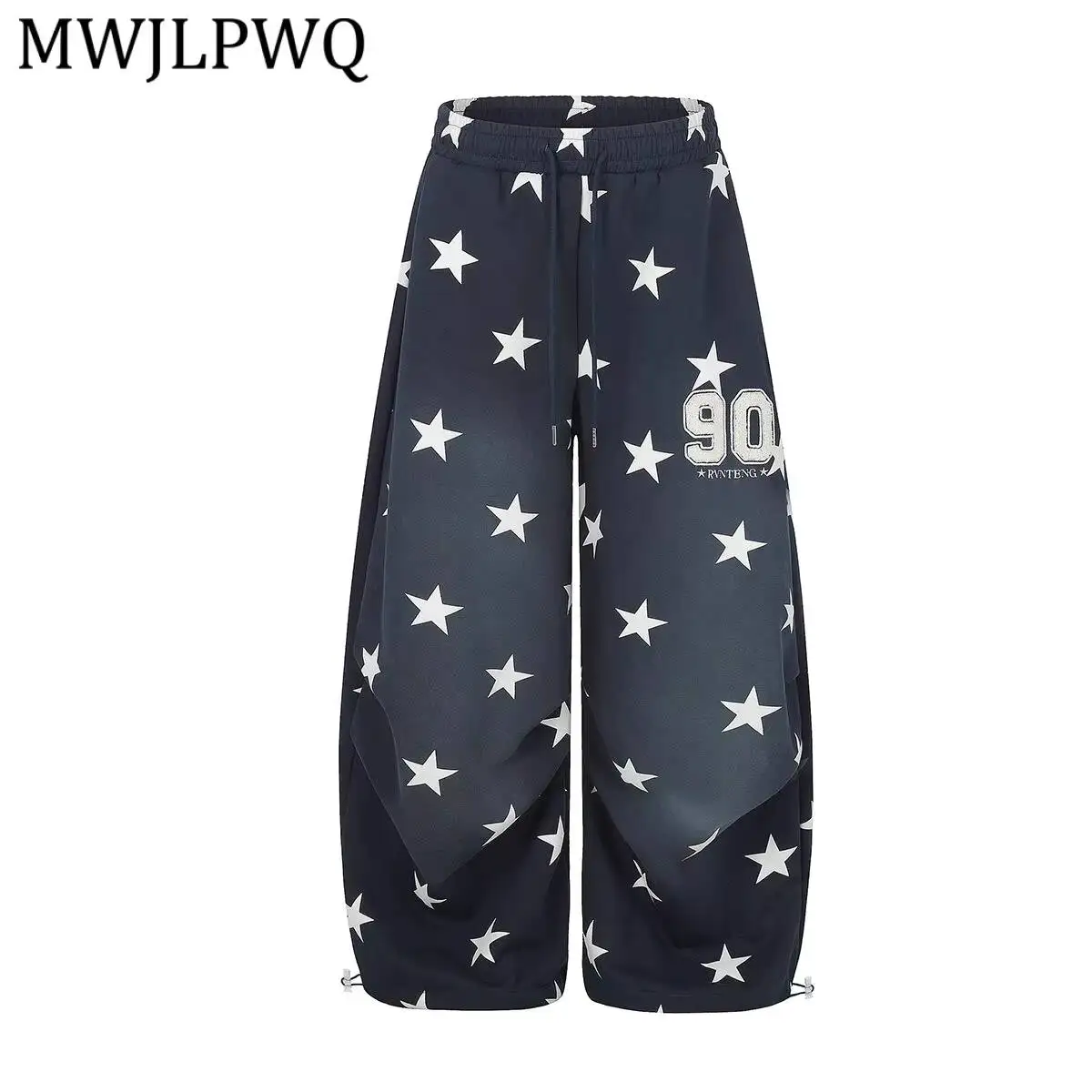 MWJLPWQ Full Print Embroidery Fold Trousers Unisex Y2k Elastic Drawstring Adjustable Cuff Side Pocket Wide Leg Sweatpants 17092
MWJLPWQ Full Print Embroidery Fold Trousers Unisex Y2k Elastic Drawstring Adjustable Cuff Side Pocket Wide Leg Sweatpants 17092