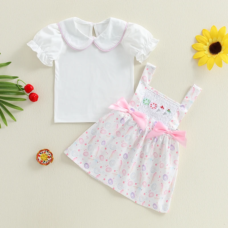 2025-02-25 Lioraitiin Toddler Baby Girl Summer Outfit Doll Collar Short Sleeve Shirts 3D Bow Doughnut Overall Dress 2Pcs Set
2025-02-25 Lioraitiin Toddler Baby Girl Summer Outfit Doll Collar Short Sleeve Shirts 3D Bow Doughnut Overall Dress 2Pcs Set