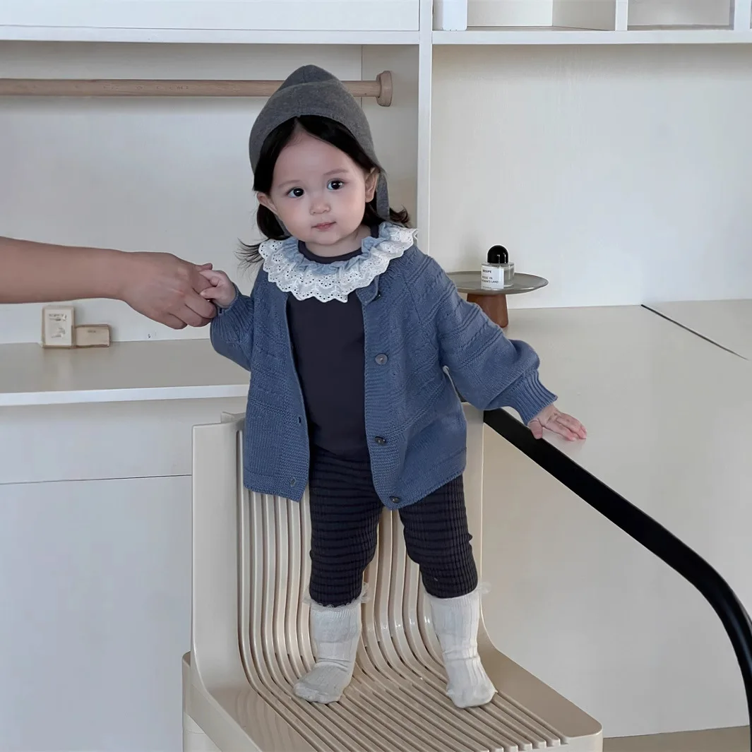 2025 Spring New Baby Girl Long Sleeve Knit Coat Solid Infant Casual Sweater Cardigan Kids Knitted Jacket Toddler Clothes
2025 Spring New Baby Girl Long Sleeve Knit Coat Solid Infant Casual Sweater Cardigan Kids Knitted Jacket Toddler Clothes