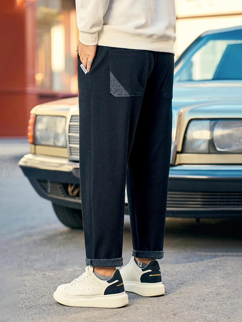 plus Size Men's Straight Leg Pants Autumn Winter Casual Loose Fit Flattering Long Trousers High Elastici Youthful Sle
plus Size Men's Straight Leg Pants Autumn Winter Casual Loose Fit Flattering Long Trousers High Elastici Youthful Sle