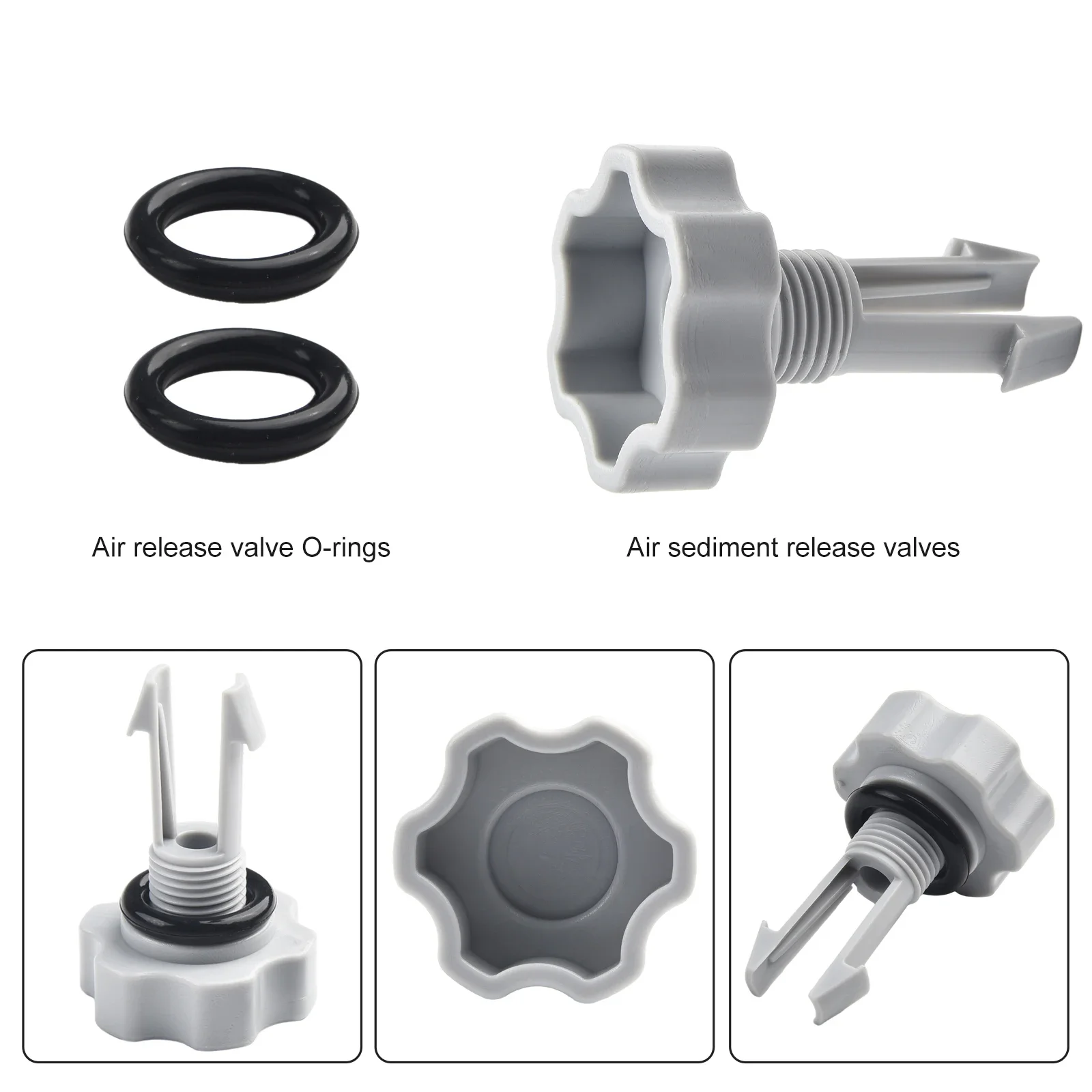 2 Sets Exhaust Valves For Intex 10460 10264 Air Release Valves With O-Rings For Filter Pump Systems Hot Tubs Swimming Pool Part
2 Sets Exhaust Valves For Intex 10460 10264 Air Release Valves With O-Rings For Filter Pump Systems Hot Tubs Swimming Pool Part