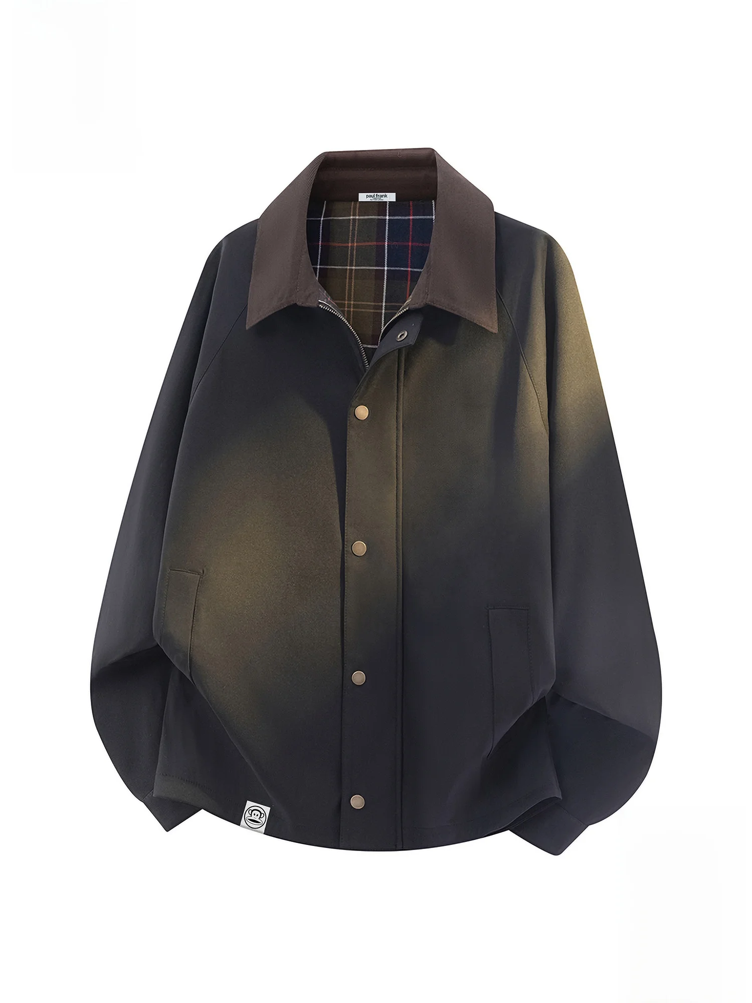 Мужская куртка Paul Frank Leisure Monkey с отложным воротником, весенняя новинка, свободный крой, ретро-стиль, повседневная, из полиэстера, с длинными рукавами
Мужская куртка Paul Frank Leisure Monkey с отложным воротником, весенняя новинка, свободный крой, ретро-стиль, повседневная, из полиэстера, с длинными рукавами