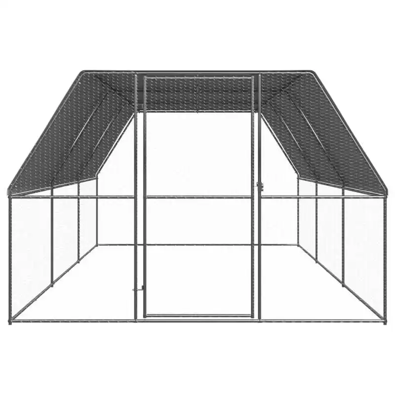 Outdoor Chicken Cage 9.8‘x19.7‘x6.6‘ Galvanized Steel
Outdoor Chicken Cage 9.8‘x19.7‘x6.6‘ Galvanized Steel