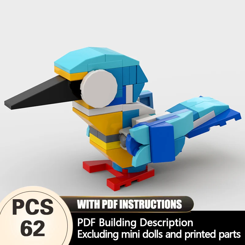 Creators Animal Series Model MOC Building Bricks Cute Blue Kingfisher Modular Technology Gifts Holiday Assemble Children Toys
Creators Animal Series Model MOC Building Bricks Cute Blue Kingfisher Modular Technology Gifts Holiday Assemble Children Toys
