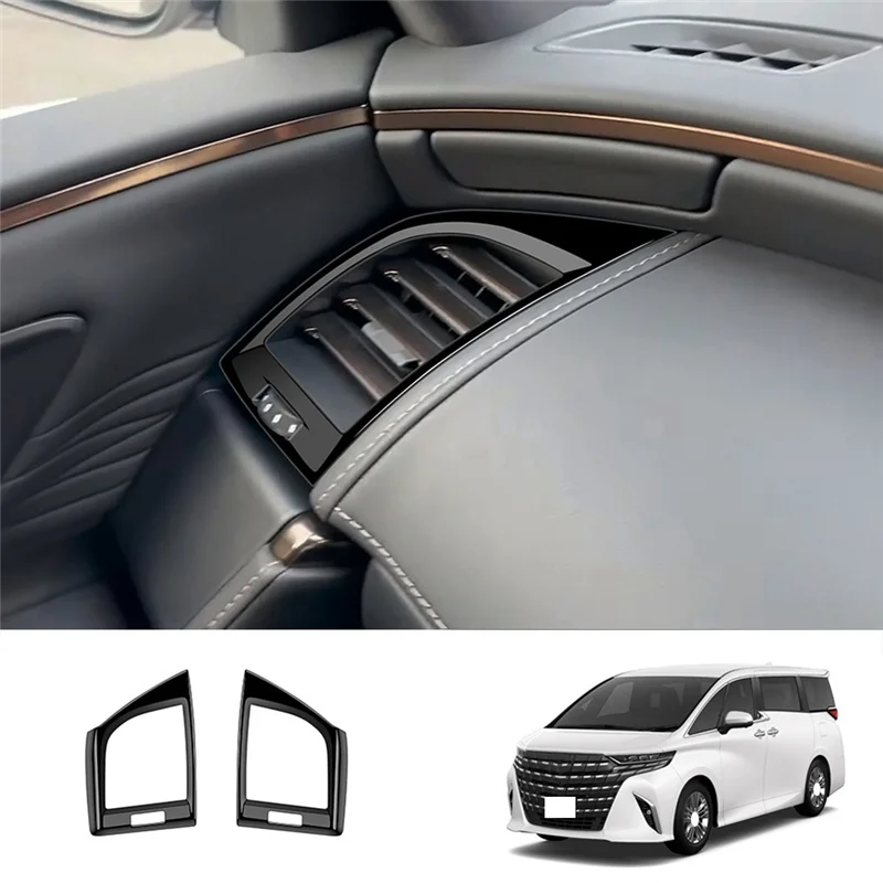 Для Toyota Alphard 40 Series 2023 + RHD яркий черный приборная панель, вентиляционное отверстие для кондиционера, крышка, накладка, рамка, наклейка, детали
Для Toyota Alphard 40 Series 2023 + RHD яркий черный приборная панель, вентиляционное отверстие для кондиционера, крышка, накладка, рамка, наклейка, детали