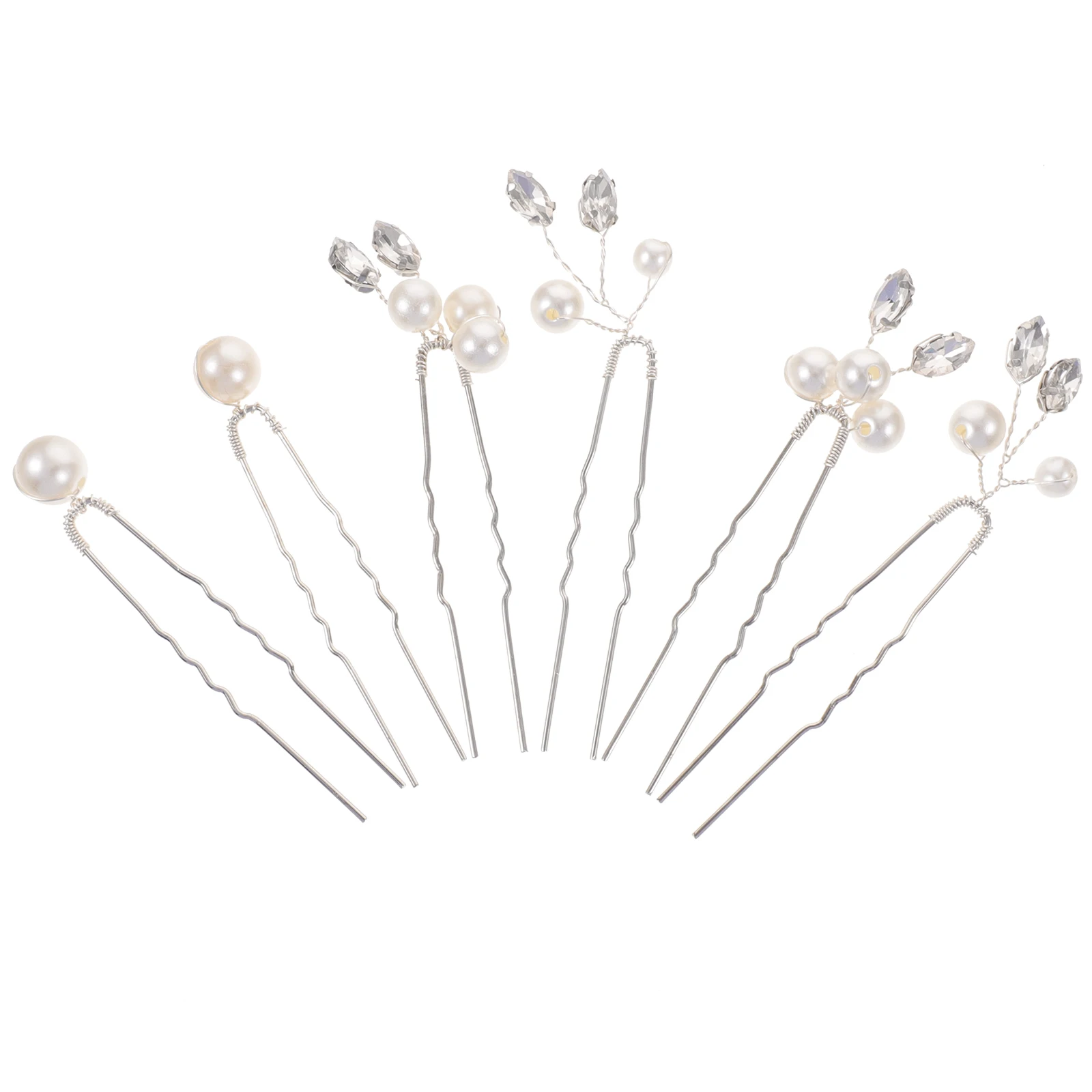 6 Pcs Pearl Wedding Hair Accessories Clips for Hairstyles Pins Manual Delicate Silver Bridal Hairpin
6 Pcs Pearl Wedding Hair Accessories Clips for Hairstyles Pins Manual Delicate Silver Bridal Hairpin