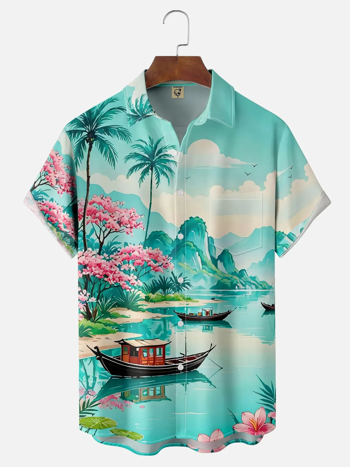 Men's and women's short-sleeved vacation shirts summer casual fashion lapel short-sleeved shirts 3d printed landscape print tops
Men's and women's short-sleeved vacation shirts summer casual fashion lapel short-sleeved shirts 3d printed landscape print tops