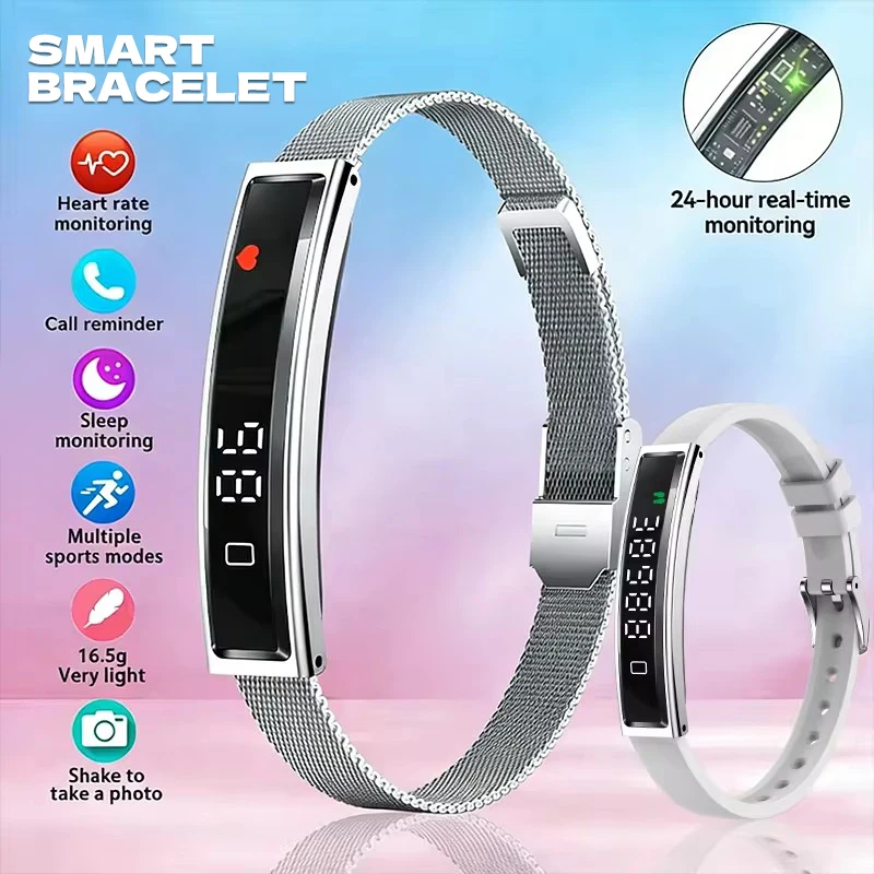 2025 New Women Blood Oxygen Heart Rate Smart Bracelet HD BT Call Wristband Men IP68 Swimming Diving Smart Watch For Android IOS
2025 New Women Blood Oxygen Heart Rate Smart Bracelet HD BT Call Wristband Men IP68 Swimming Diving Smart Watch For Android IOS
