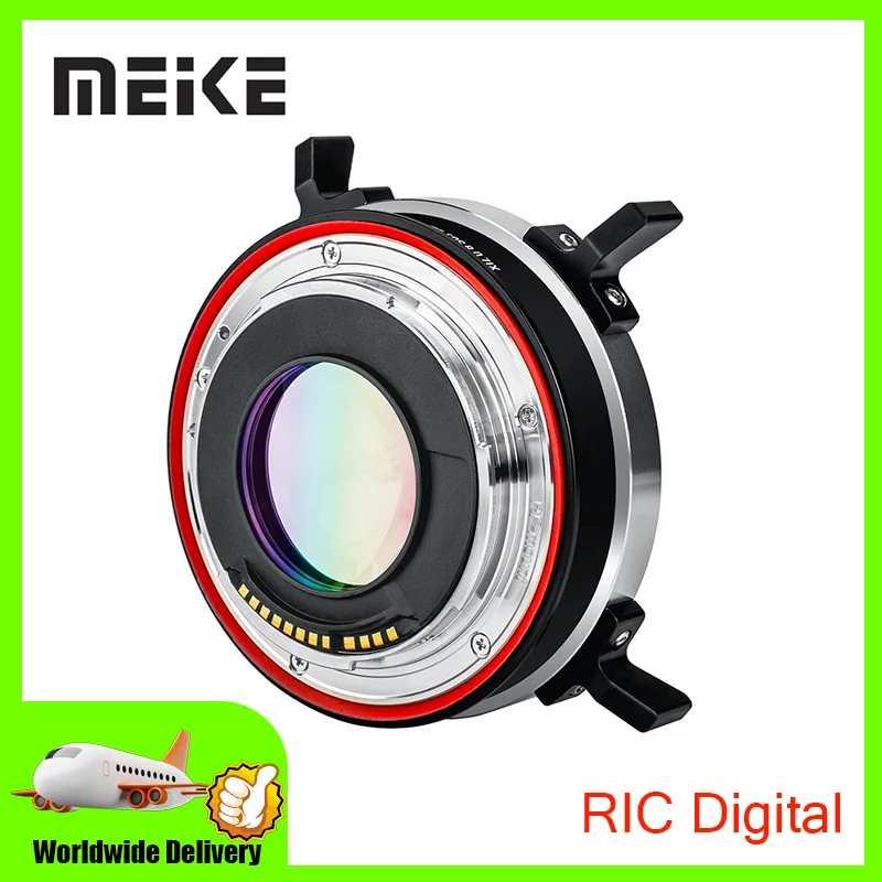 Адаптер Meike для увеличения скорости Фотоаппарата Canon EF с автофокусом 0.71x
Адаптер Meike для увеличения скорости Фотоаппарата Canon EF с автофокусом 0.71x