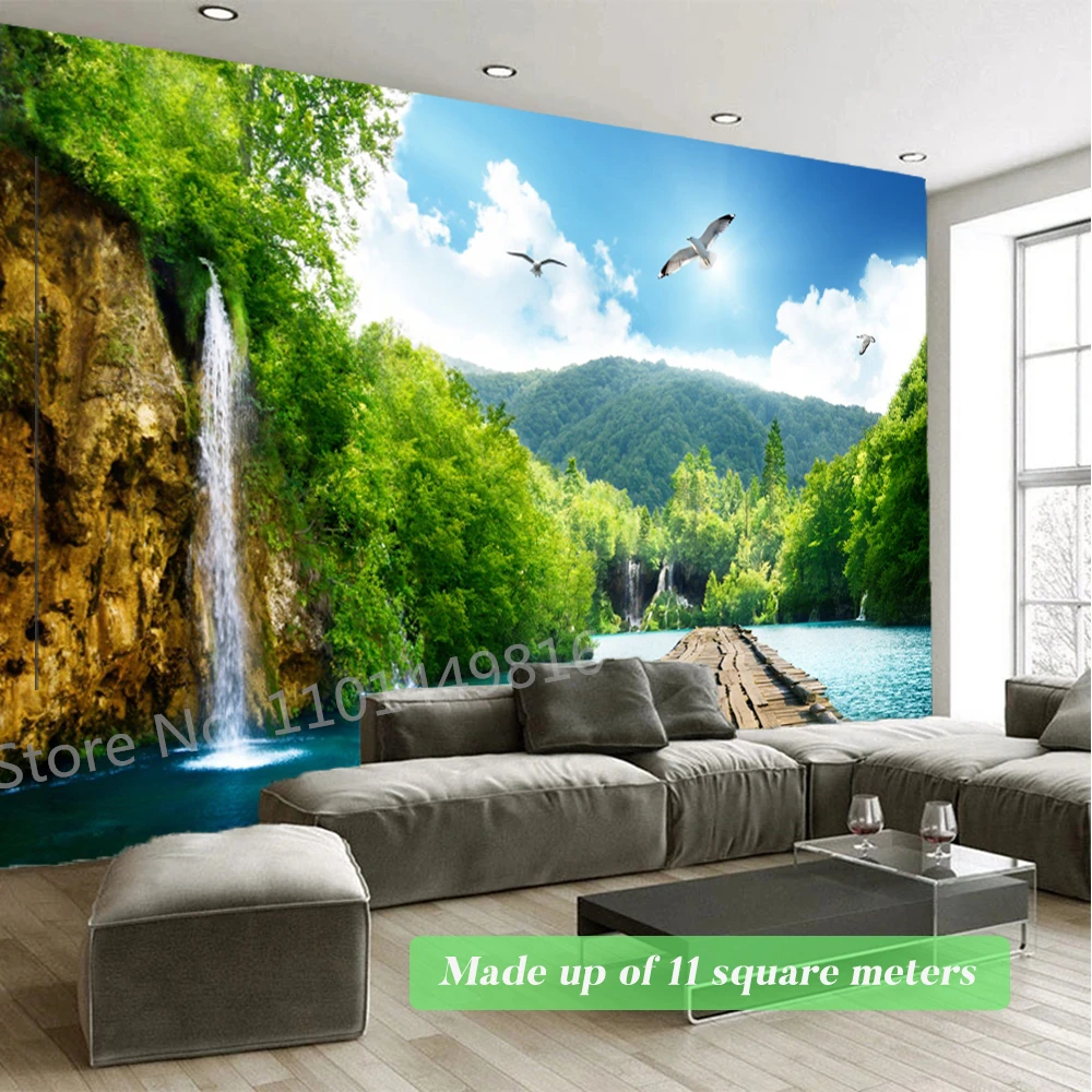 Natural scenery wallpaper living room TV background wall bedroom decoration mural DIY custom any size photo wall cloth painting
Natural scenery wallpaper living room TV background wall bedroom decoration mural DIY custom any size photo wall cloth painting