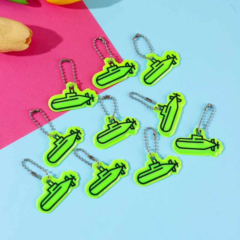 10PCS Fluorescent Green Submarine Model Reflective Pendant Student Bookbag Decor Friend Exchange Gift
10PCS Fluorescent Green Submarine Model Reflective Pendant Student Bookbag Decor Friend Exchange Gift