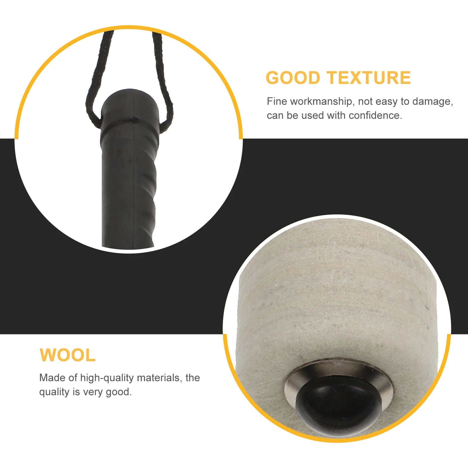 1pc Aluminum Alloy Drumsticks Wool Tips Portable Drum Practice Tools Lightweight Simple Design for Percussion Instruments
1pc Aluminum Alloy Drumsticks Wool Tips Portable Drum Practice Tools Lightweight Simple Design for Percussion Instruments