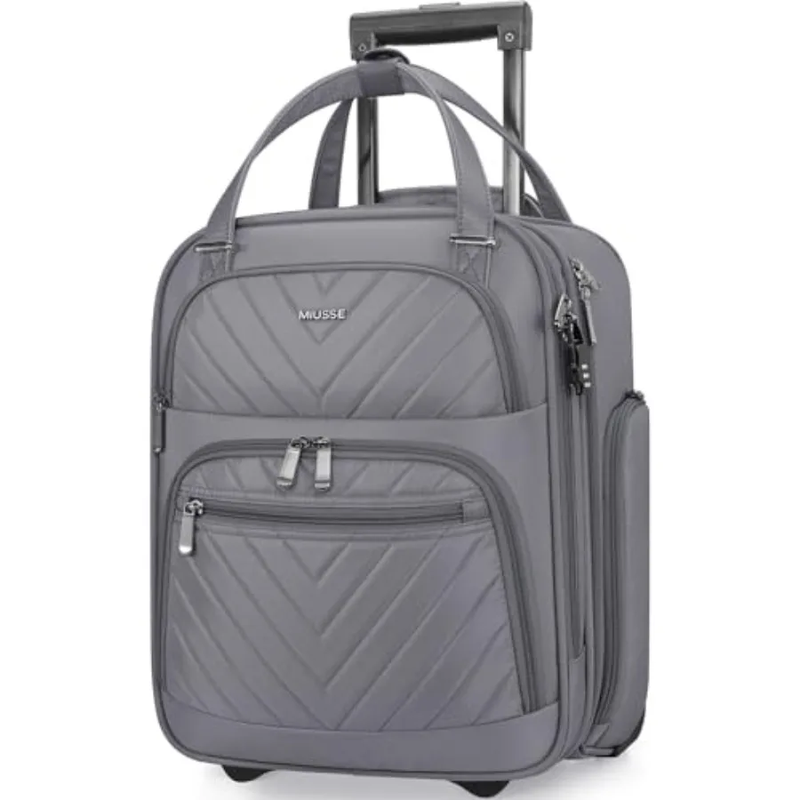 Softside Carry On Luggage With Wheels Airline Approved 16-Inch Carry On Suitcase With Durable Lock Lightweight Underseat Carry-
Softside Carry On Luggage With Wheels Airline Approved 16-Inch Carry On Suitcase With Durable Lock Lightweight Underseat Carry-