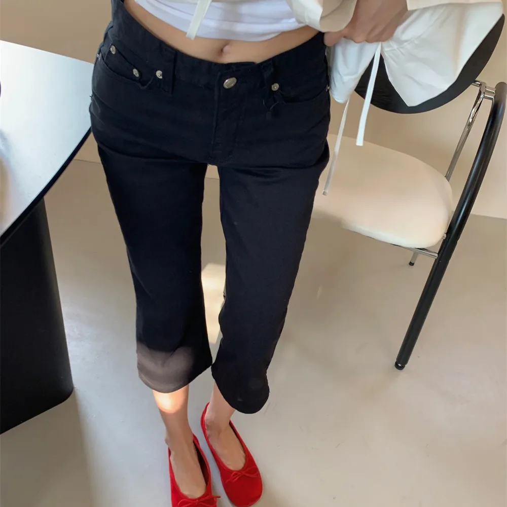 Slimming High Waist Casual Jeans Women's New Style Cotton Fabric No Stretch Elastic Waist Natural Waist Fit Summer Jeans
Slimming High Waist Casual Jeans Women's New Style Cotton Fabric No Stretch Elastic Waist Natural Waist Fit Summer Jeans