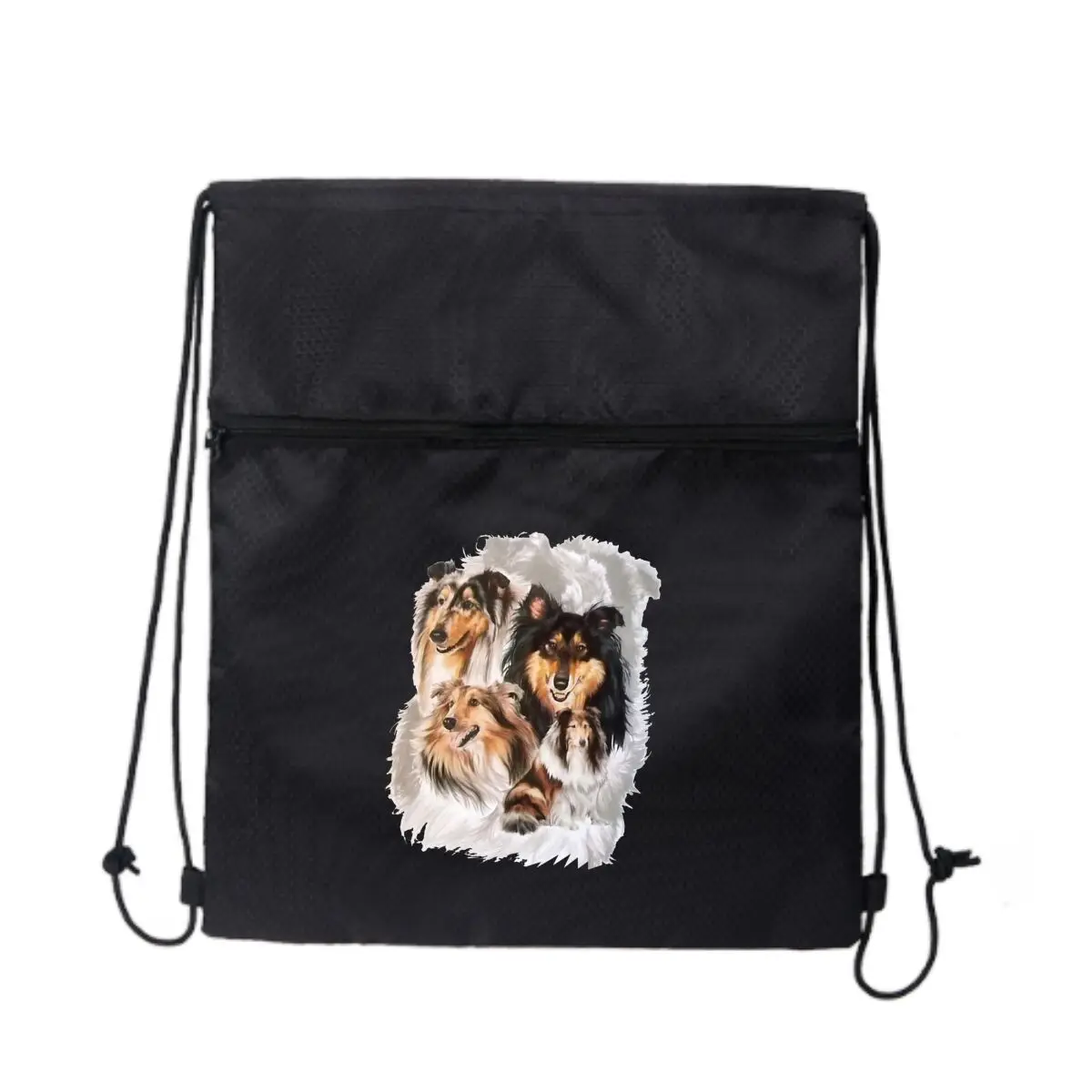 Collie Dogs Pet Collie Dog Семейный портретный дизайн Многоцелевая сумка на молнии на шнурке от работы для игр
Collie Dogs Pet Collie Dog Семейный портретный дизайн Многоцелевая сумка на молнии на шнурке от работы для игр
