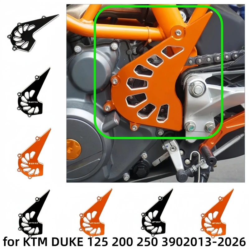 Motorcycle chain box chain protection cover front sprocket cover accessories for KTM DUKE 125 200 250 390 ADV 2013-2026
Motorcycle chain box chain protection cover front sprocket cover accessories for KTM DUKE 125 200 250 390 ADV 2013-2026