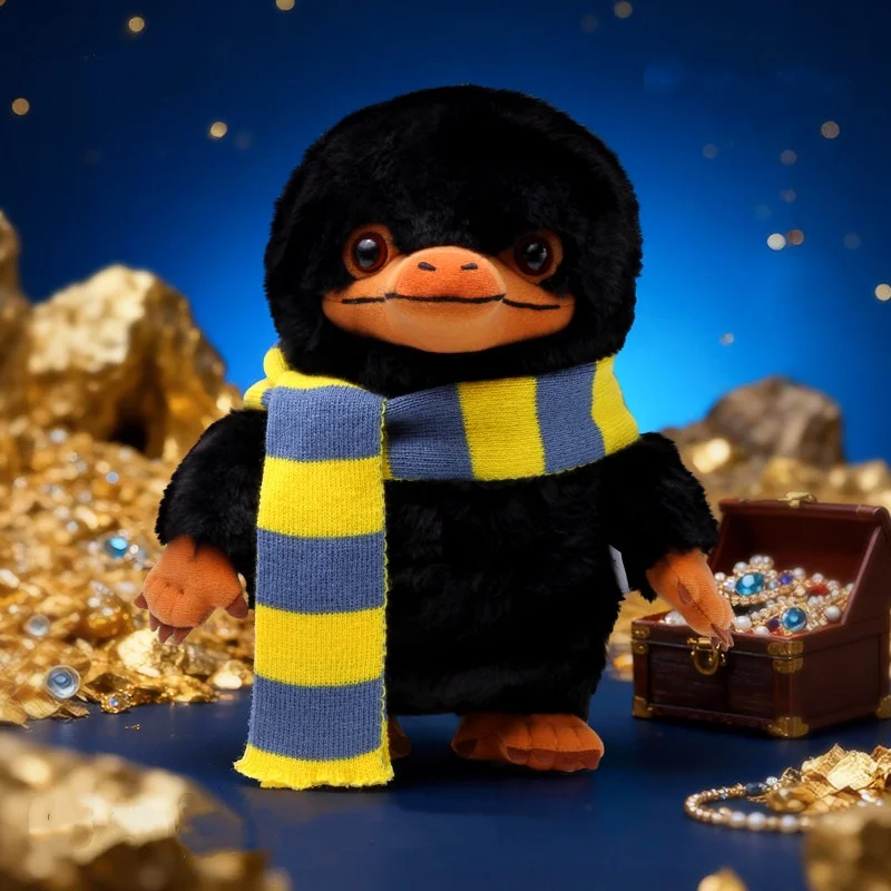 Fantastic Beasts Niffler Plushie with Scarf, Black Stuffed Animal Soft Doll, Souvenir Gift for Kids
Fantastic Beasts Niffler Plushie with Scarf, Black Stuffed Animal Soft Doll, Souvenir Gift for Kids