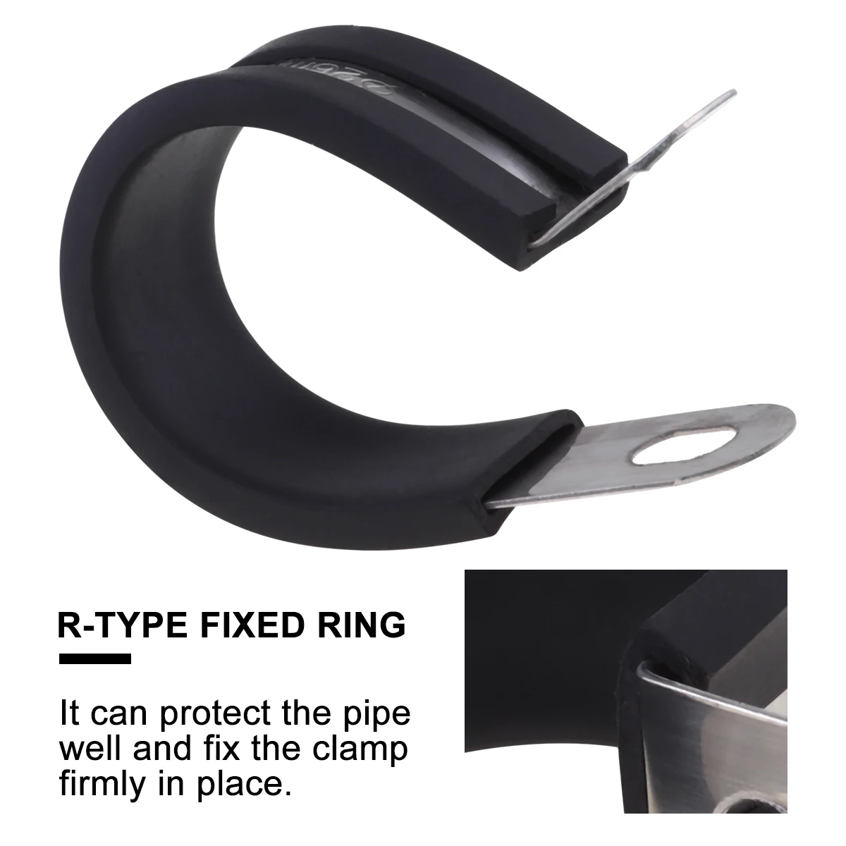 12pcs Wire Clamp Fixing Clip R-Type Cable Clip for Cords Stainless Steel Lightweight Cord Management Car Home Ship Solution
12pcs Wire Clamp Fixing Clip R-Type Cable Clip for Cords Stainless Steel Lightweight Cord Management Car Home Ship Solution