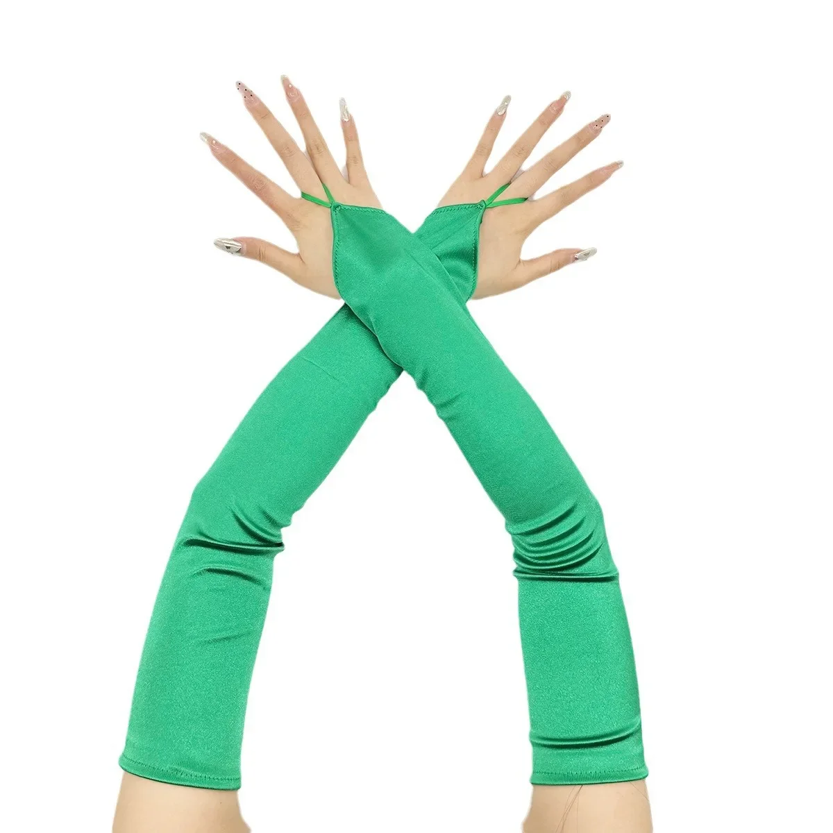 Ladies' Gloves, Long Hook-Finger Tinted Gloves, Ball Gloves, Bride's Wedding Dress Gloves, Sun-Protective Fashion Gloves C101
Ladies' Gloves, Long Hook-Finger Tinted Gloves, Ball Gloves, Bride's Wedding Dress Gloves, Sun-Protective Fashion Gloves C101