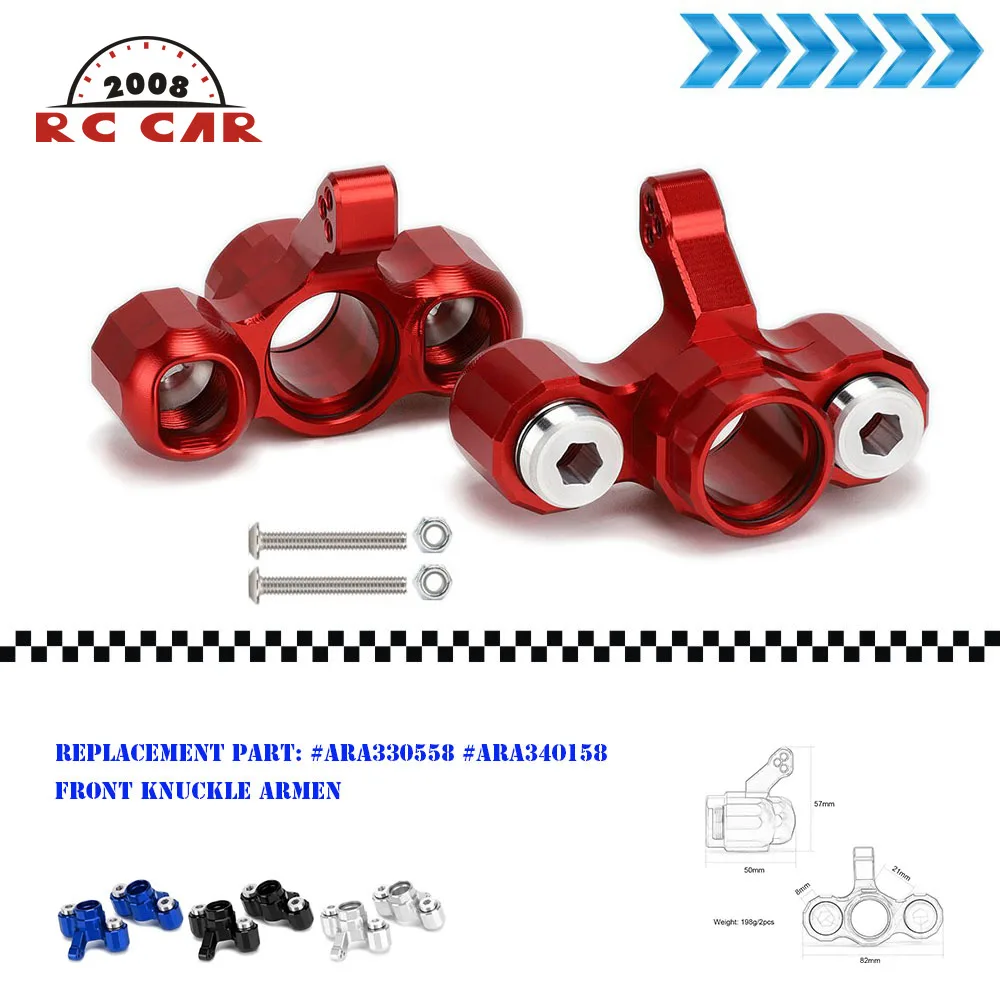 1/5 Aluminium #ARA330558 #ARA340158 Front Knuckle Arms For Rc Auto Kraton ARA5208 Outcast ARA5210 8S Upgrade Accessories
1/5 Aluminium #ARA330558 #ARA340158 Front Knuckle Arms For Rc Auto Kraton ARA5208 Outcast ARA5210 8S Upgrade Accessories
