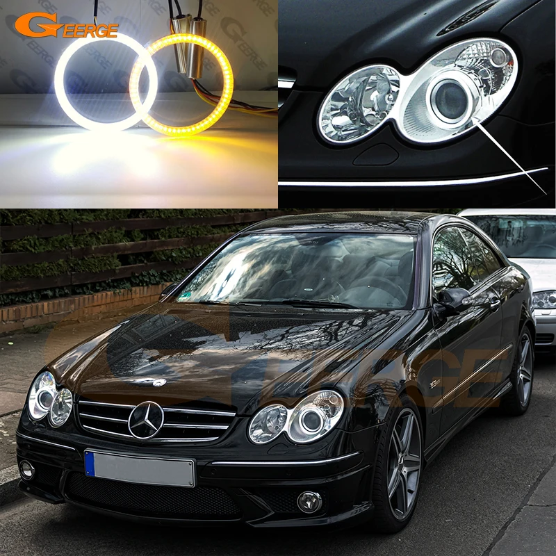 Для Mercedes Benz CLK CLASS W209 C209 A209 2003 2004 2005 2006 2007 2008 2009 DRL Ультра яркий светодиодный комплект Angel Eyes Halo Rings 
Для Mercedes Benz CLK CLASS W209 C209 A209 2003 2004 2005 2006 2007 2008 2009 DRL Ультра яркий светодиодный комплект Angel Eyes Halo Rings