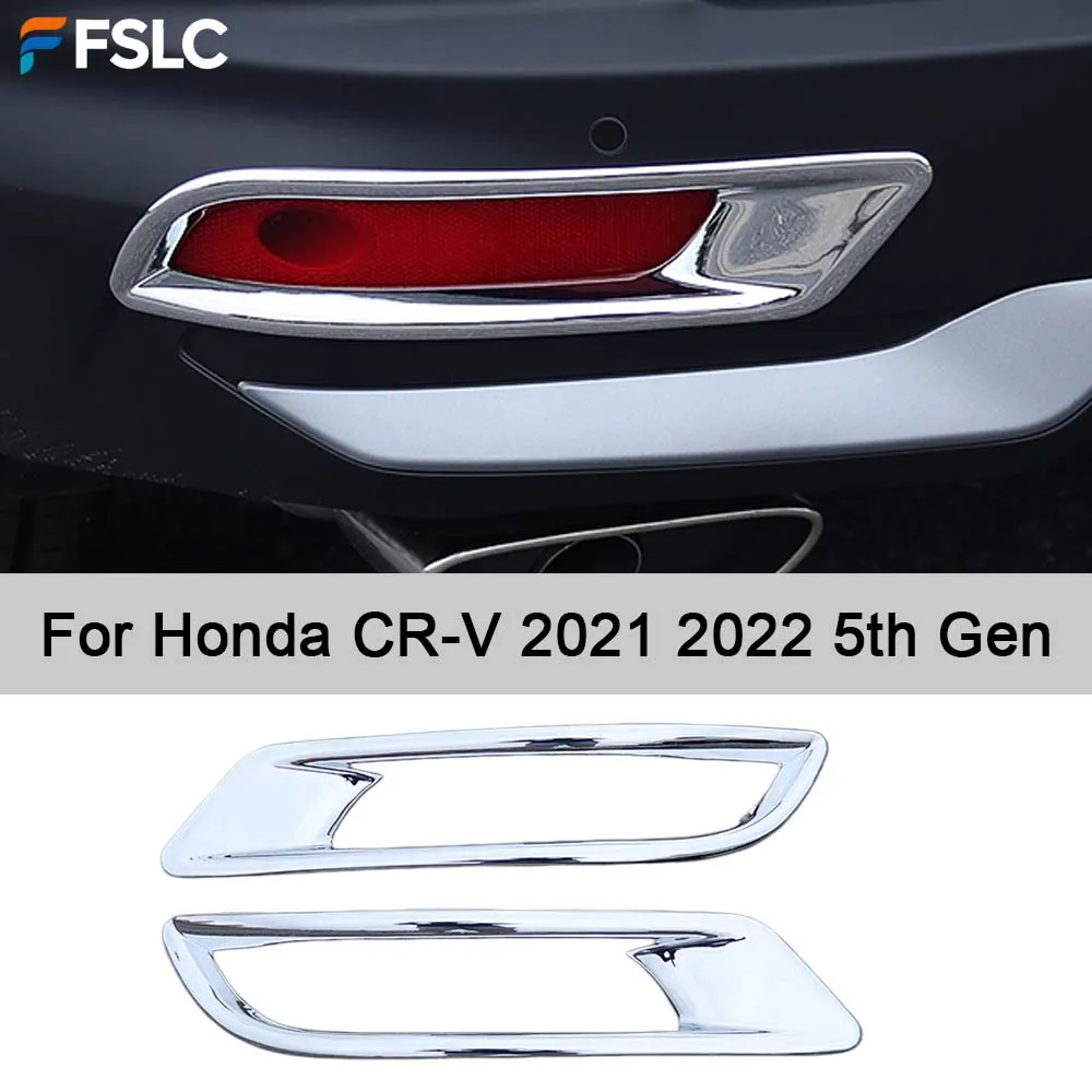 For Honda CR-V 2021 2022 5th Gen, ABS Rear Fog Light Cover, Bumper Reflector Decorative Frame Trim, Car Exterior Accessories
For Honda CR-V 2021 2022 5th Gen, ABS Rear Fog Light Cover, Bumper Reflector Decorative Frame Trim, Car Exterior Accessories