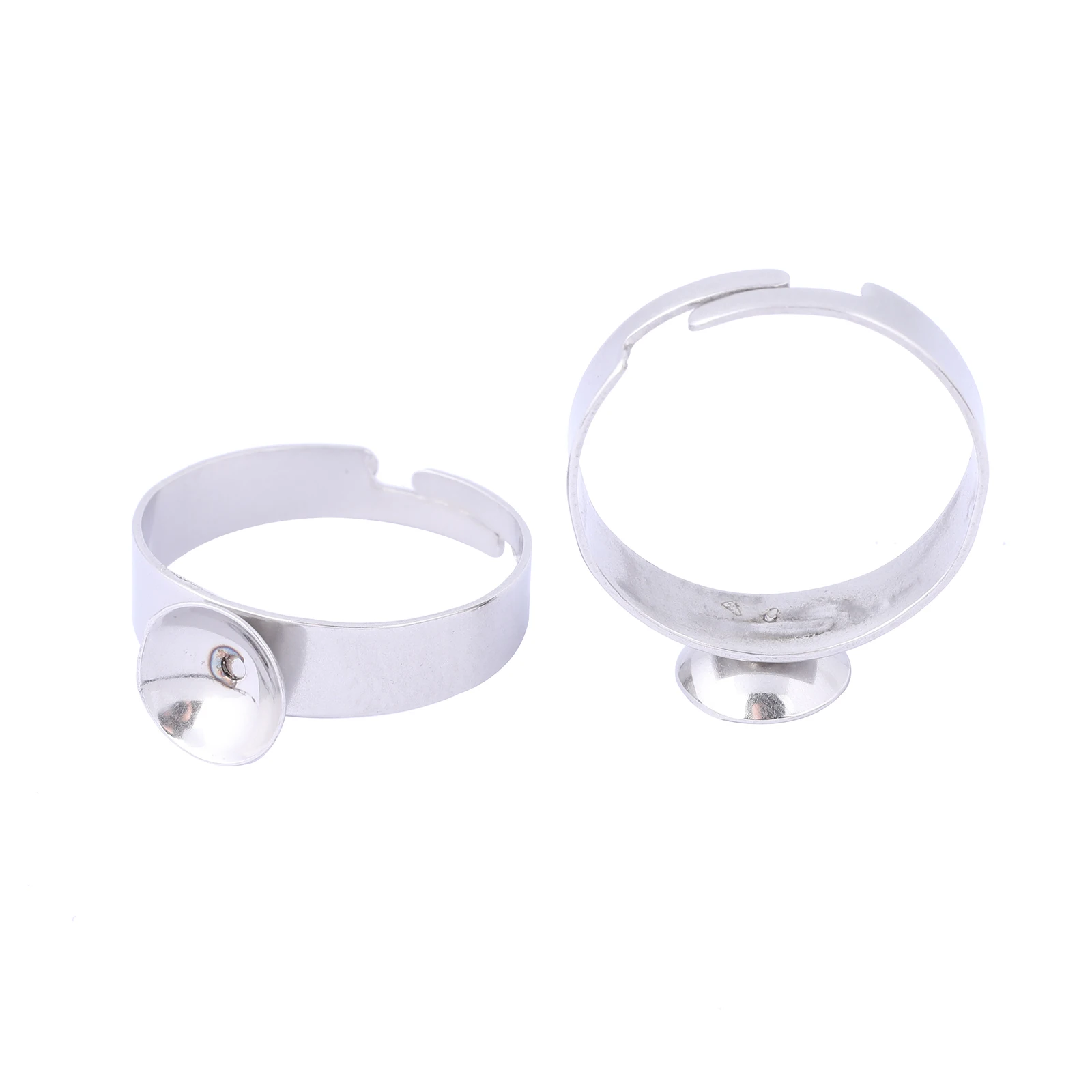 Onwear 10pcs Stainlesse Stel Ring Bezel Blanks Fit 8mm 10mm Pearl Mount Settings Adjustable Diy Jewelry Making Findings
Onwear 10pcs Stainlesse Stel Ring Bezel Blanks Fit 8mm 10mm Pearl Mount Settings Adjustable Diy Jewelry Making Findings