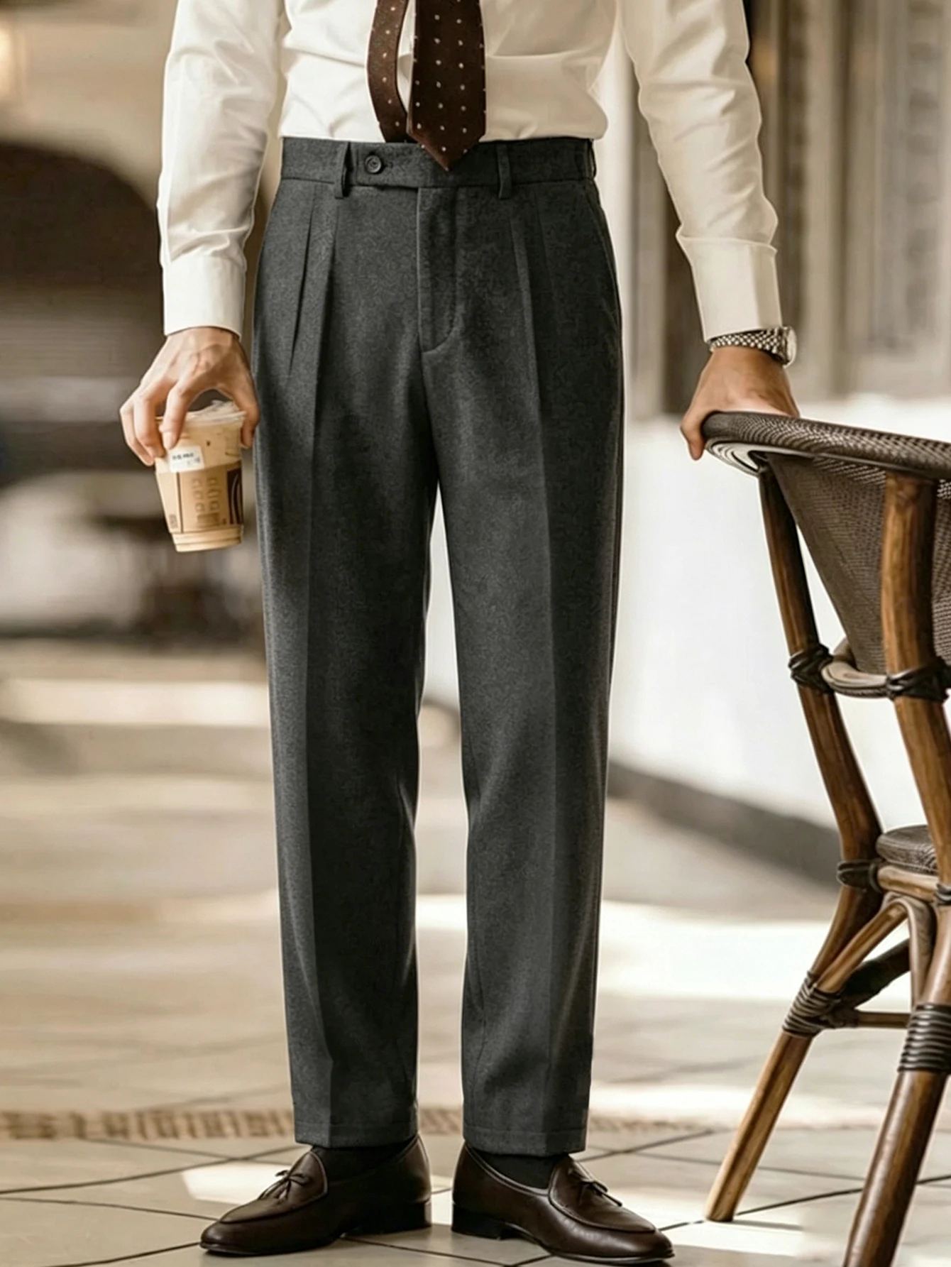 Men's Naples Pleated High Waist Straight Dress Pants, 2026 New Autumn Winter Light Business Italian Elegant Suit Trousers
Men's Naples Pleated High Waist Straight Dress Pants, 2026 New Autumn Winter Light Business Italian Elegant Suit Trousers