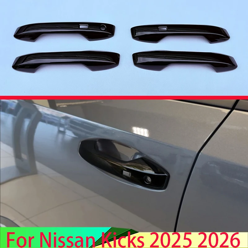 For Nissan Kicks 2025 2026 Car Accessories ABS Chrome Door Handle Cover With Smart Key Hole Catch Cap Trim Molding
For Nissan Kicks 2025 2026 Car Accessories ABS Chrome Door Handle Cover With Smart Key Hole Catch Cap Trim Molding