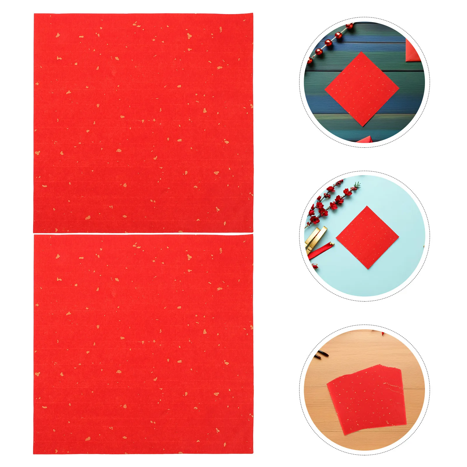 80 Sheets Spring Festival Red Xuan Paper Chinese Calligraphy Practice Paper with Practice Grid for Brush Writing Painting
80 Sheets Spring Festival Red Xuan Paper Chinese Calligraphy Practice Paper with Practice Grid for Brush Writing Painting