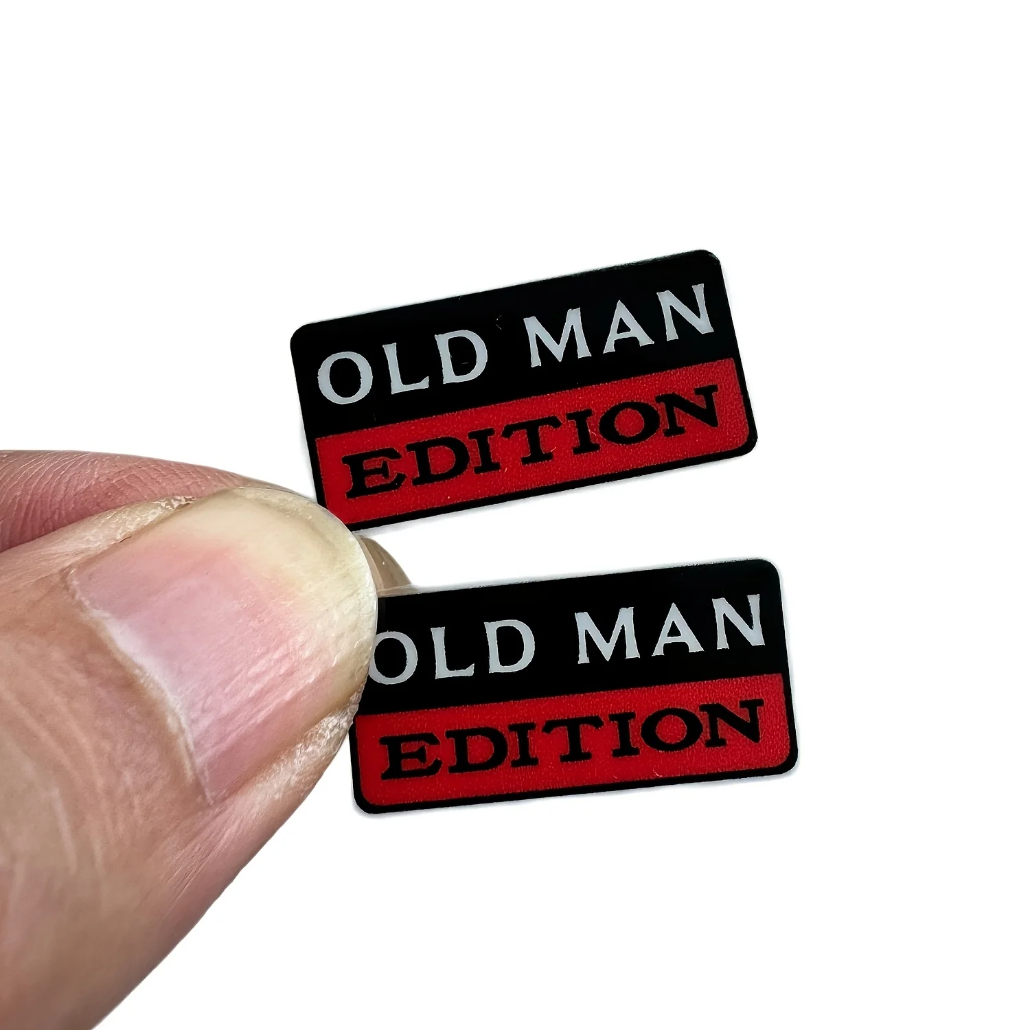 2pcs Old Man Edition Emblem Sticker Badge Old Man Edition Decals Car Replacement Door Decoration for Universal Vehicle SUV
2pcs Old Man Edition Emblem Sticker Badge Old Man Edition Decals Car Replacement Door Decoration for Universal Vehicle SUV