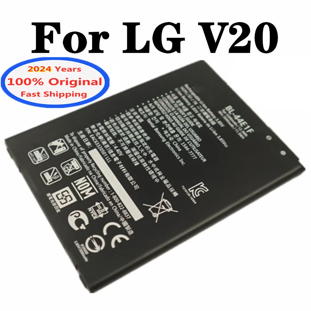 2024 Years New BL44E1F Battery BL 44E1F For LG V20 VS995 US996 LS997 H990DS H910 H918 LG Stylus3 LG-M400DY 3200mAh Phone Battery
2024 Years New BL44E1F Battery BL 44E1F For LG V20 VS995 US996 LS997 H990DS H910 H918 LG Stylus3 LG-M400DY 3200mAh Phone Battery