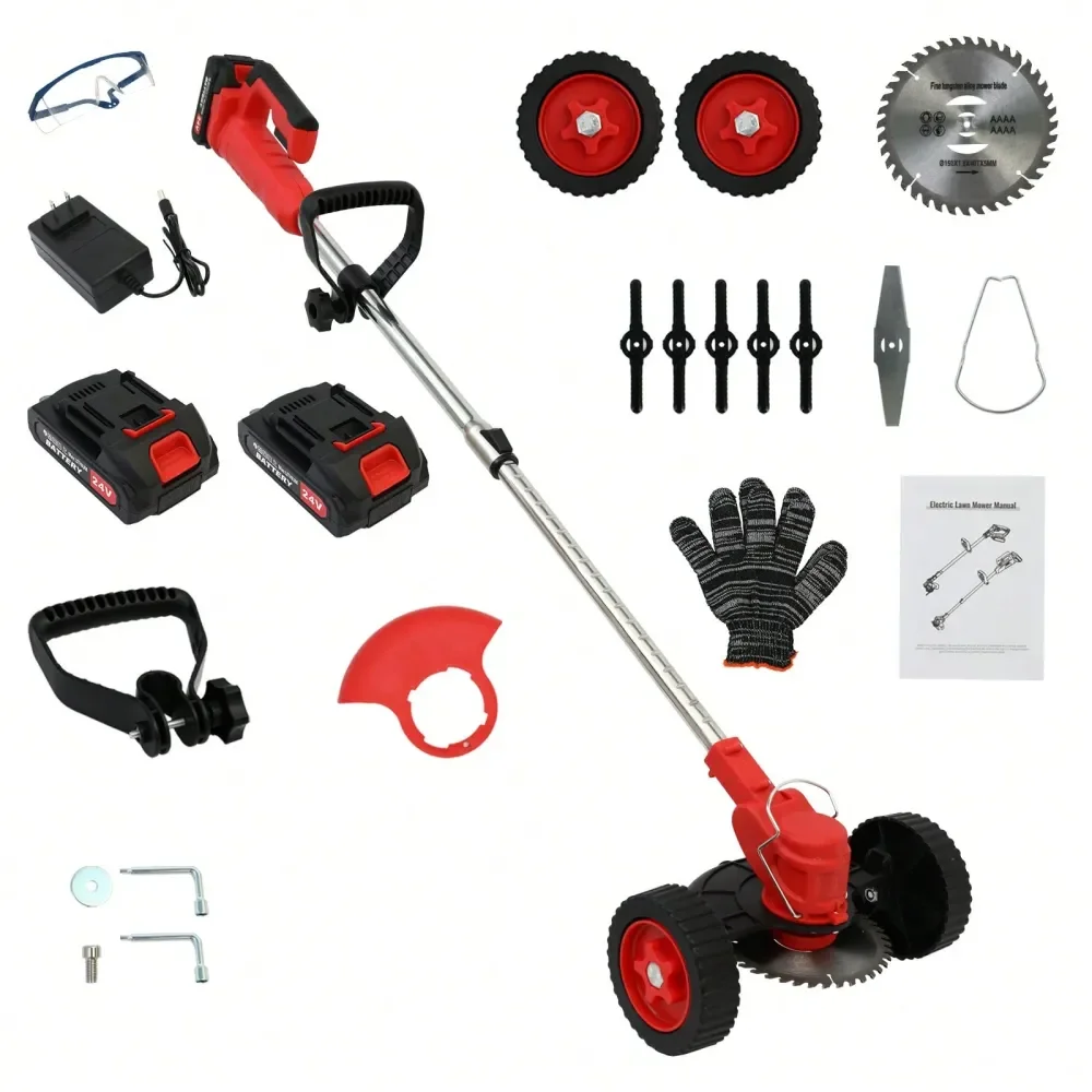 Weeds Eater Electric Brush Cutter Lawn Edger Grass String Trimmer 21V 650W Cordless Weedwacker Lawn Grass Edger Adjustable Hand
Weeds Eater Electric Brush Cutter Lawn Edger Grass String Trimmer 21V 650W Cordless Weedwacker Lawn Grass Edger Adjustable Hand