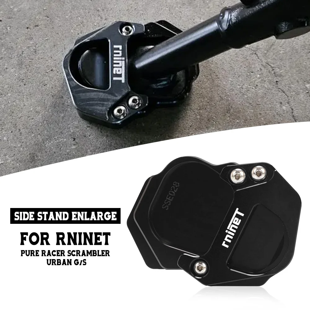 Motorcycle CNC Kickstand Foot Side Stand Extension Support Plate Pad For BMW RnineT R nine T Pure Racer Scrambler Urban G/S
Motorcycle CNC Kickstand Foot Side Stand Extension Support Plate Pad For BMW RnineT R nine T Pure Racer Scrambler Urban G/S