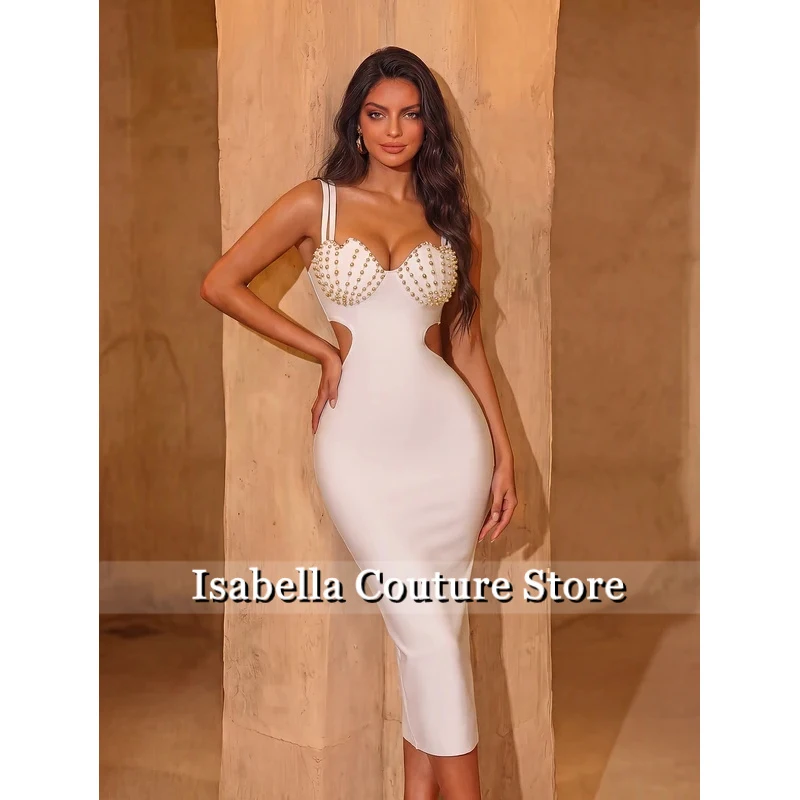 Pearls Spaghetti Strap Bandage Sexy Women's Hollow Out Summer Celebrity Elegant Evening Club Fashion Party Outfits Dresses
Pearls Spaghetti Strap Bandage Sexy Women's Hollow Out Summer Celebrity Elegant Evening Club Fashion Party Outfits Dresses